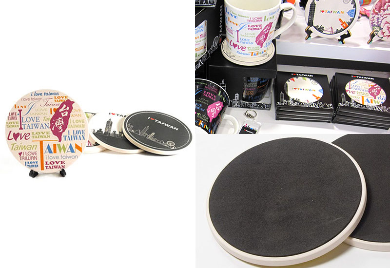 印象台灣 我愛台灣吸水杯墊 印象台灣 我愛台灣吸水杯墊