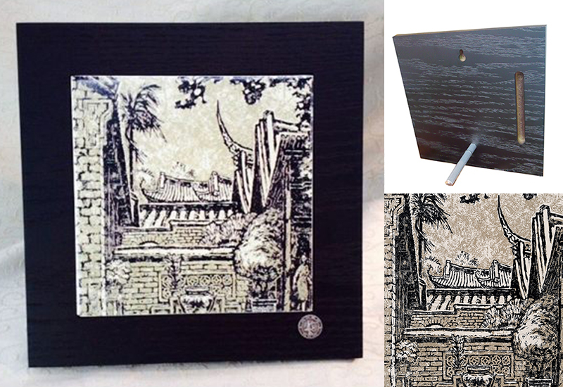 呦呦 楊英風 霧峰古厝瓷版畫 台灣美術藝術