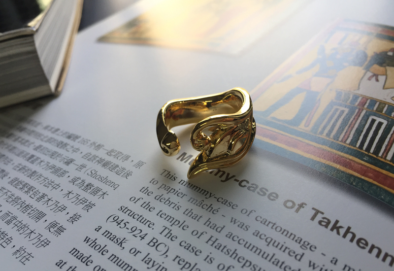 古埃及文明 埃及-烏加眼戒 戒指 法老王圖坦卡門  古埃及文明 埃及-烏加眼戒 戒指 法老王圖坦卡門