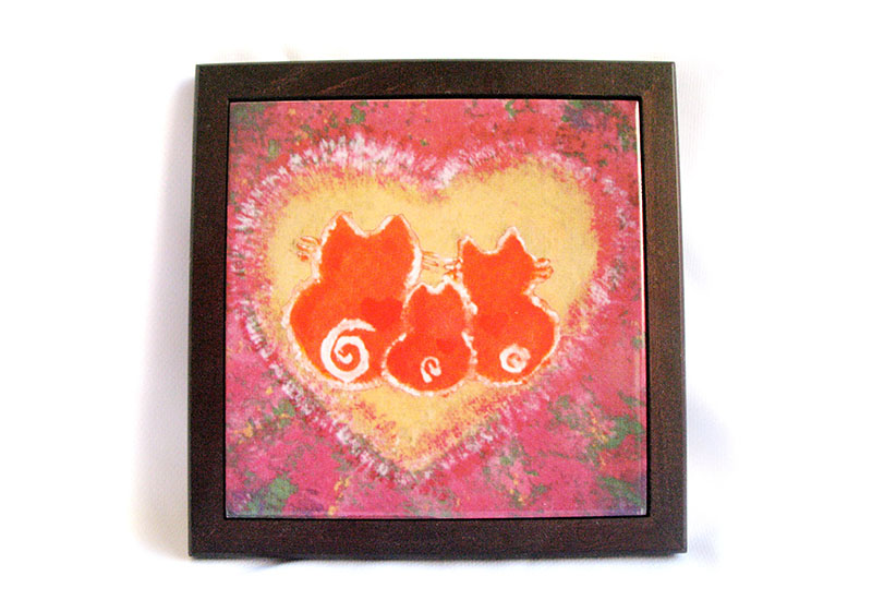 Googooli姑姑里 瓷磚框畫-幸福 Googooli姑姑里 瓷磚框畫-幸福