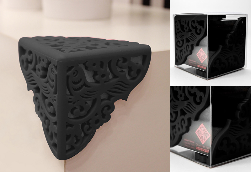 Yeduo 祥雲護角防撞桌角-黑色 Yeduo 祥雲護角防撞桌角-黑色