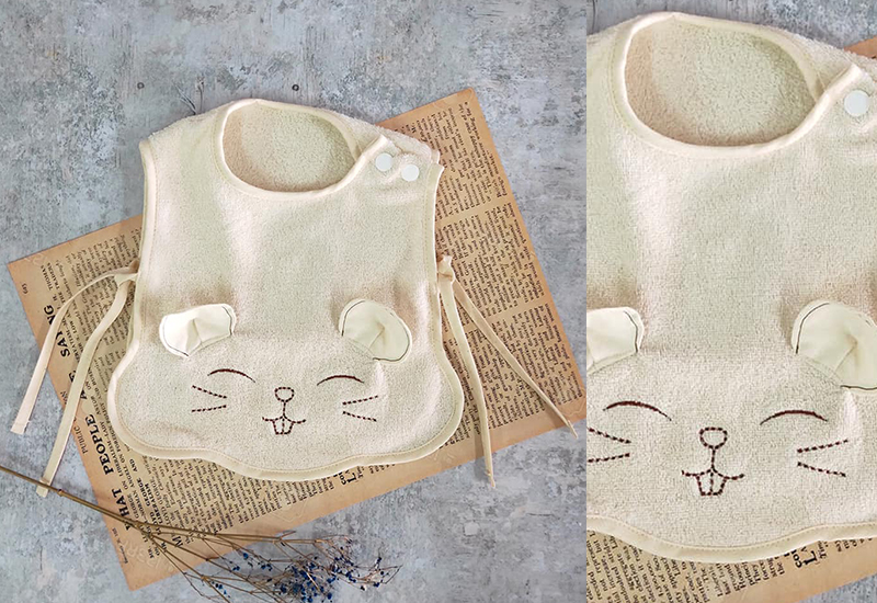 無染 糖酸丸-BABY二片式調皮鼠圍兜 微笑台灣MIT認證 無染 糖酸丸-BABY二片式調皮鼠圍兜 微笑台灣MIT認證