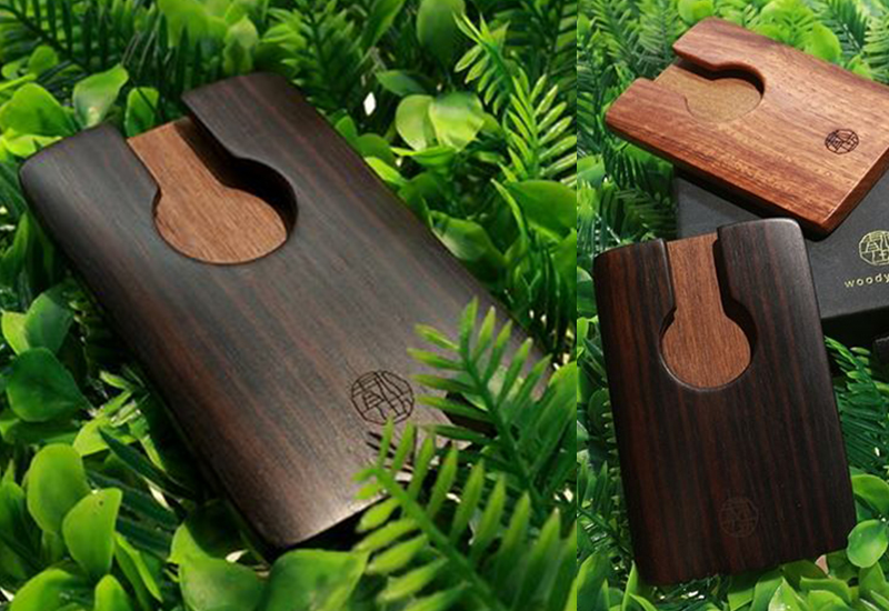 青木堂 合雲籤-方圓名片夾(黑檀木+柚木) 名片盒 青木堂 合雲籤-方圓名片夾(黑檀木+柚木) 名片盒