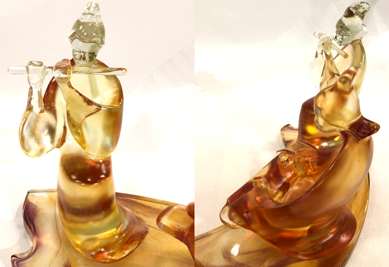 林一雄琉璃 晶靈樂姬(單) 琉璃雕塑 林一雄琉璃 晶靈樂姬(單) 琉璃雕塑