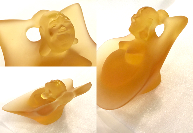 林一雄琉璃 喜滿盈 彌勒佛琉璃雕塑 美術藝術品  林一雄琉璃 喜滿盈 彌勒佛琉璃雕塑 美術藝術品