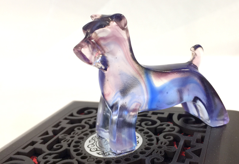 林一雄琉璃 小狗 十二生肖 十二地支 琉璃雕塑  林一雄琉璃 小狗 十二生肖 十二地支 琉璃雕塑