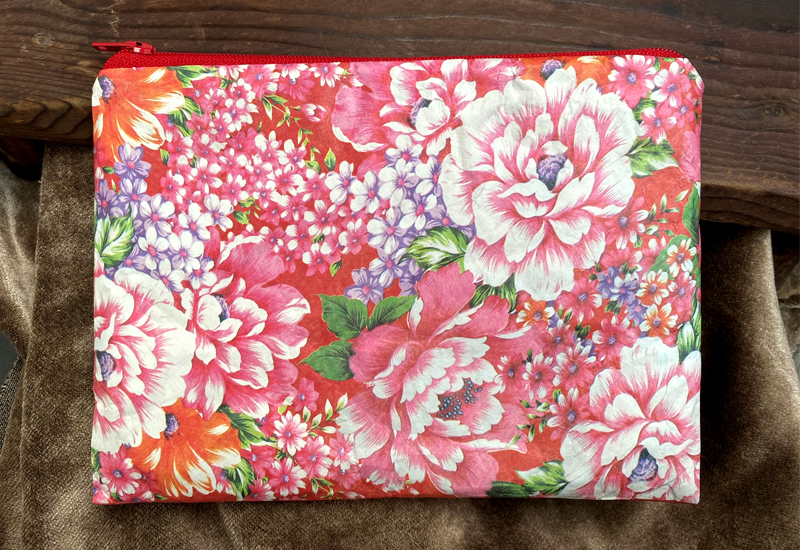 台灣花布 泰維克收納袋 台灣花布 泰維克收納袋