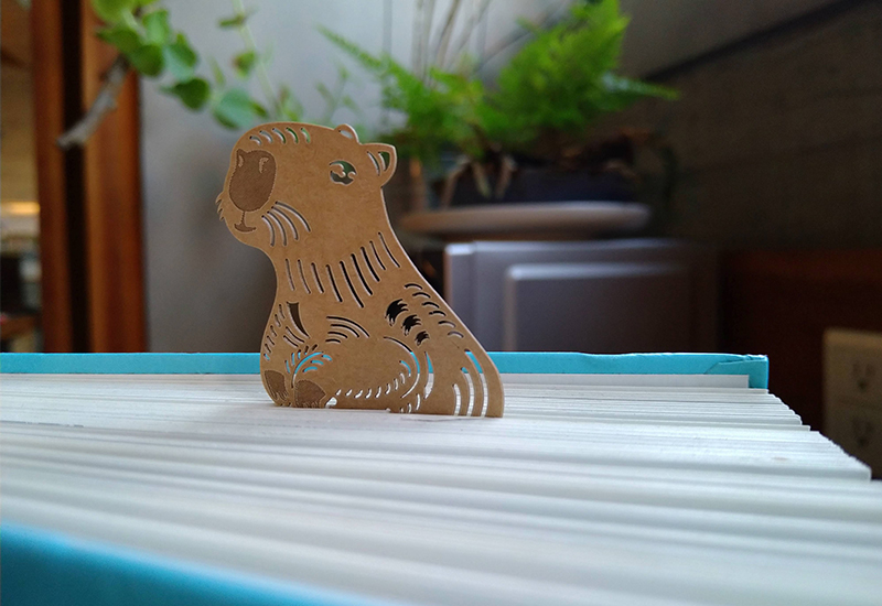 大視 麥麥動物園-水豚(紙書籤)  大視 麥麥動物園-水豚(紙書籤)