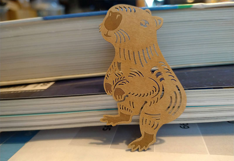 大視 麥麥動物園-水豚(紙書籤)  大視 麥麥動物園-水豚(紙書籤)