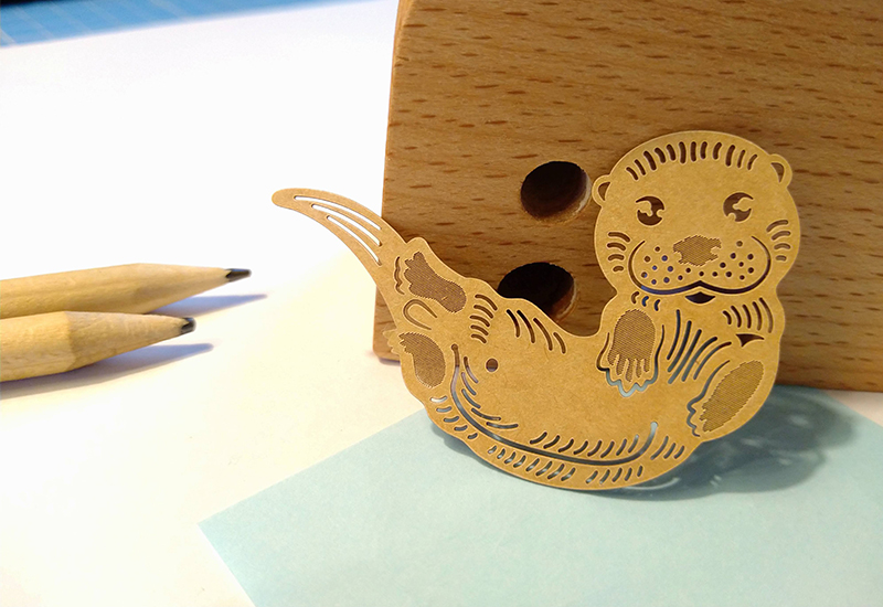 大視 麥麥動物園-水獺(紙書籤)  大視 麥麥動物園-水獺(紙書籤)