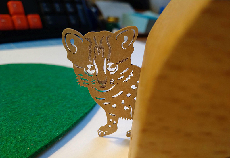 大視 麥麥動物園-石虎(紙書籤)  大視 麥麥動物園-石虎(紙書籤)