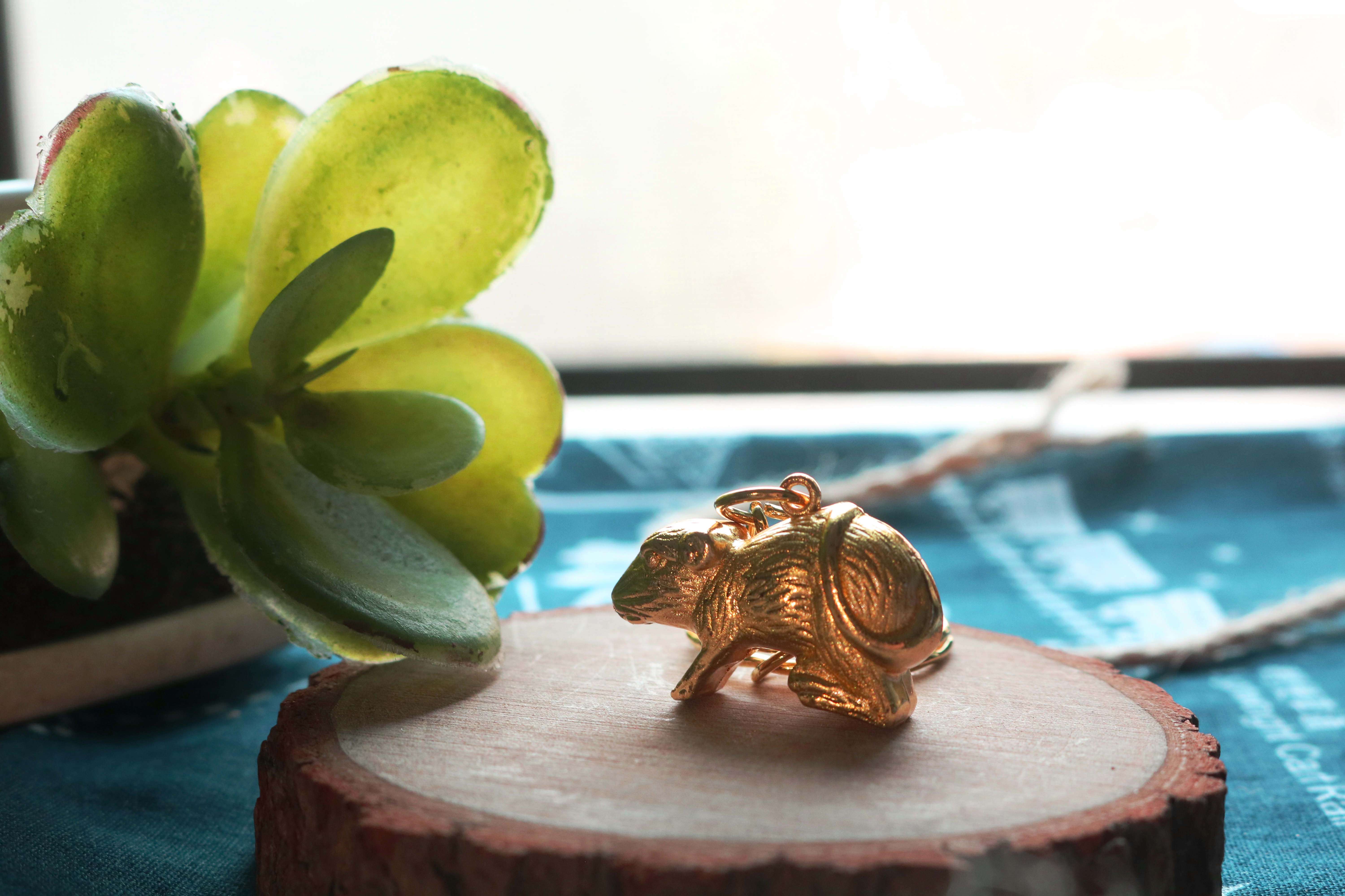 黃金系列 12生肖鑰匙圈-鼠 黃金系列 12生肖鑰匙圈-鼠