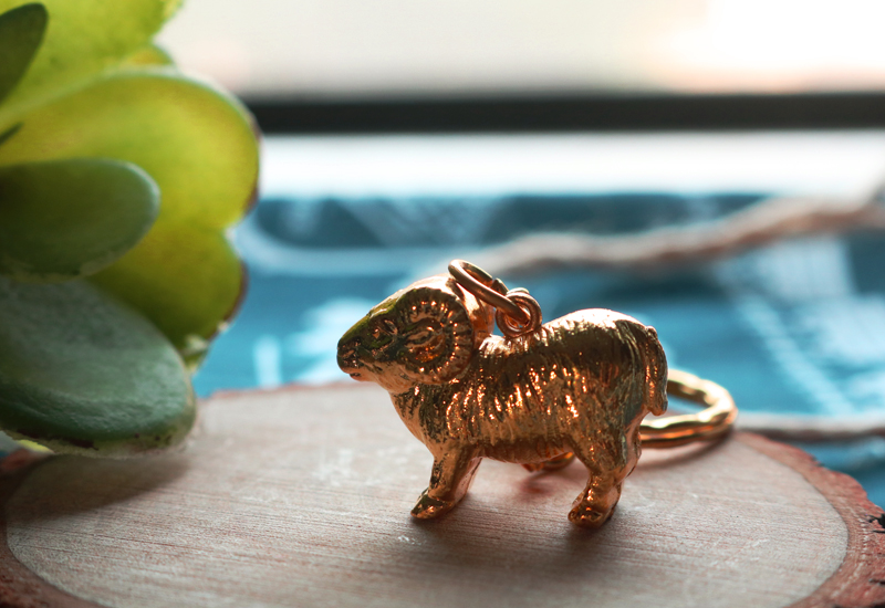 黃金系列 12生肖鑰匙圈-羊 黃金系列 12生肖鑰匙圈-羊