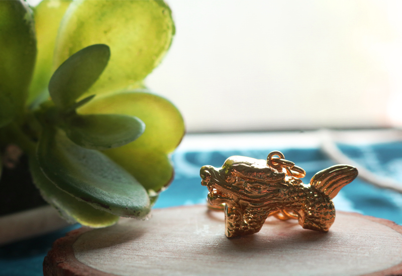 黃金系列 12生肖鑰匙圈-龍 黃金系列 12生肖鑰匙圈-龍