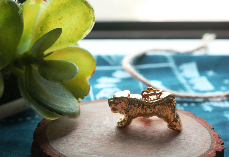 黃金系列 12生肖鑰匙圈-虎 黃金系列 12生肖鑰匙圈-虎