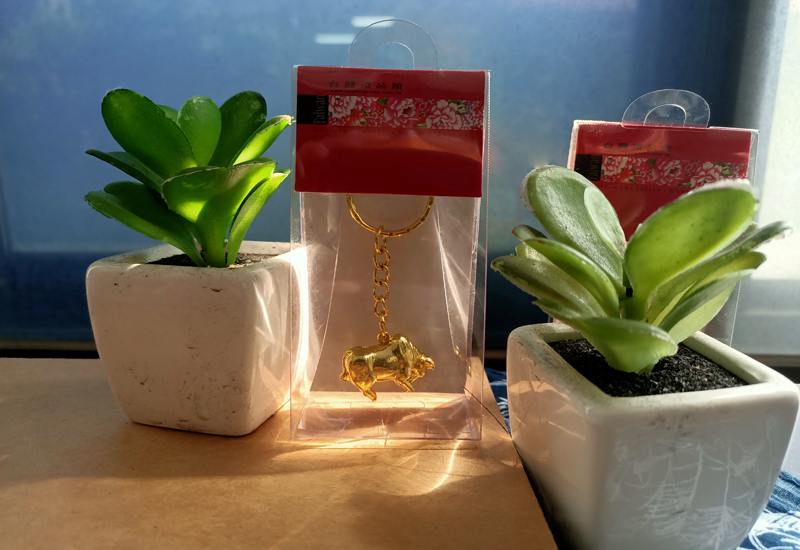 黃金系列 12生肖鑰匙圈-牛 黃金系列 12生肖鑰匙圈-牛