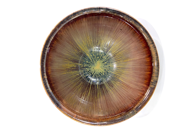 大立窯 金碧兔毫曜變天目杯 微笑台灣MIT認證 天目釉茶杯 大立窯 金碧兔毫曜變天目杯 微笑台灣MIT認證 天目釉茶杯