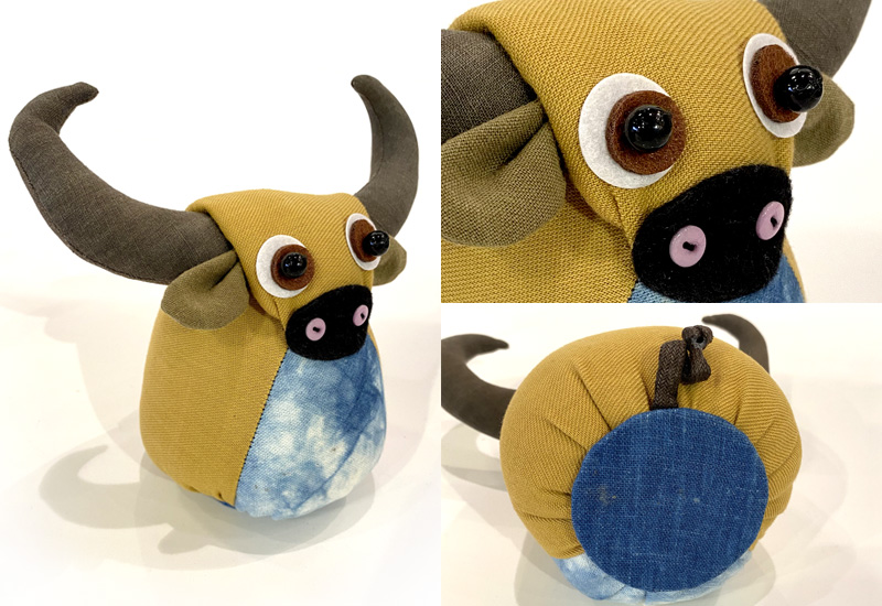 天染工坊 牛寶擺飾 牛布偶玩偶-大 天染工坊 牛寶擺飾 牛布偶玩偶-大