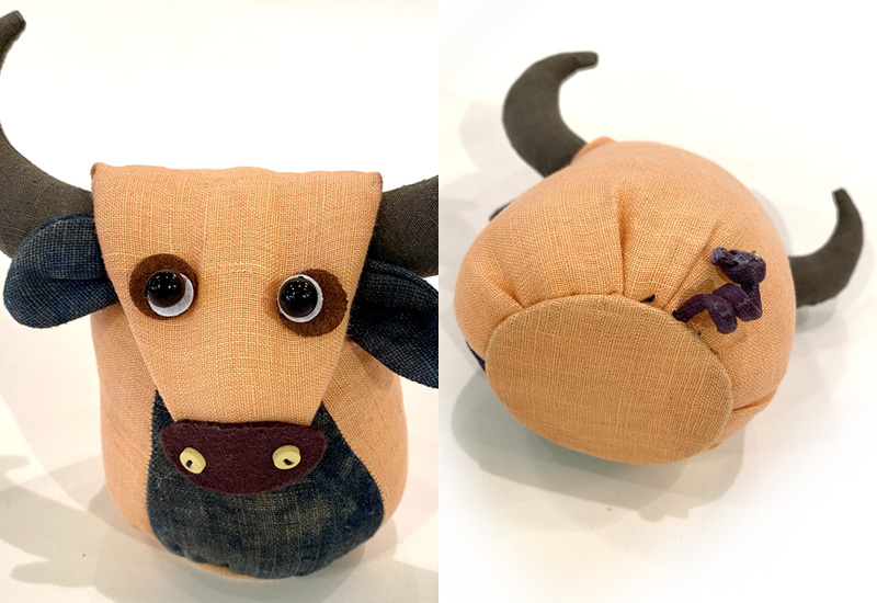 天染工坊 牛寶擺飾 牛布偶玩偶-大 天染工坊 牛寶擺飾 牛布偶玩偶-大