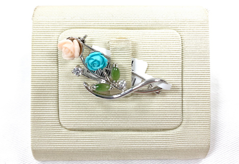 蘇澳珊瑚 粉紅珊瑚玫瑰胸針墜 PBKBOR0004 蘇澳珊瑚 粉紅珊瑚玫瑰胸針墜 PBKBOR0004