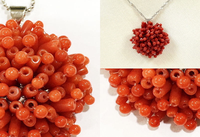 蘇澳珊瑚 珊瑚編織墜子 項鍊墜 SBKPDG0007 蘇澳珊瑚 珊瑚編織墜子 項鍊墜 SBKPDG0007