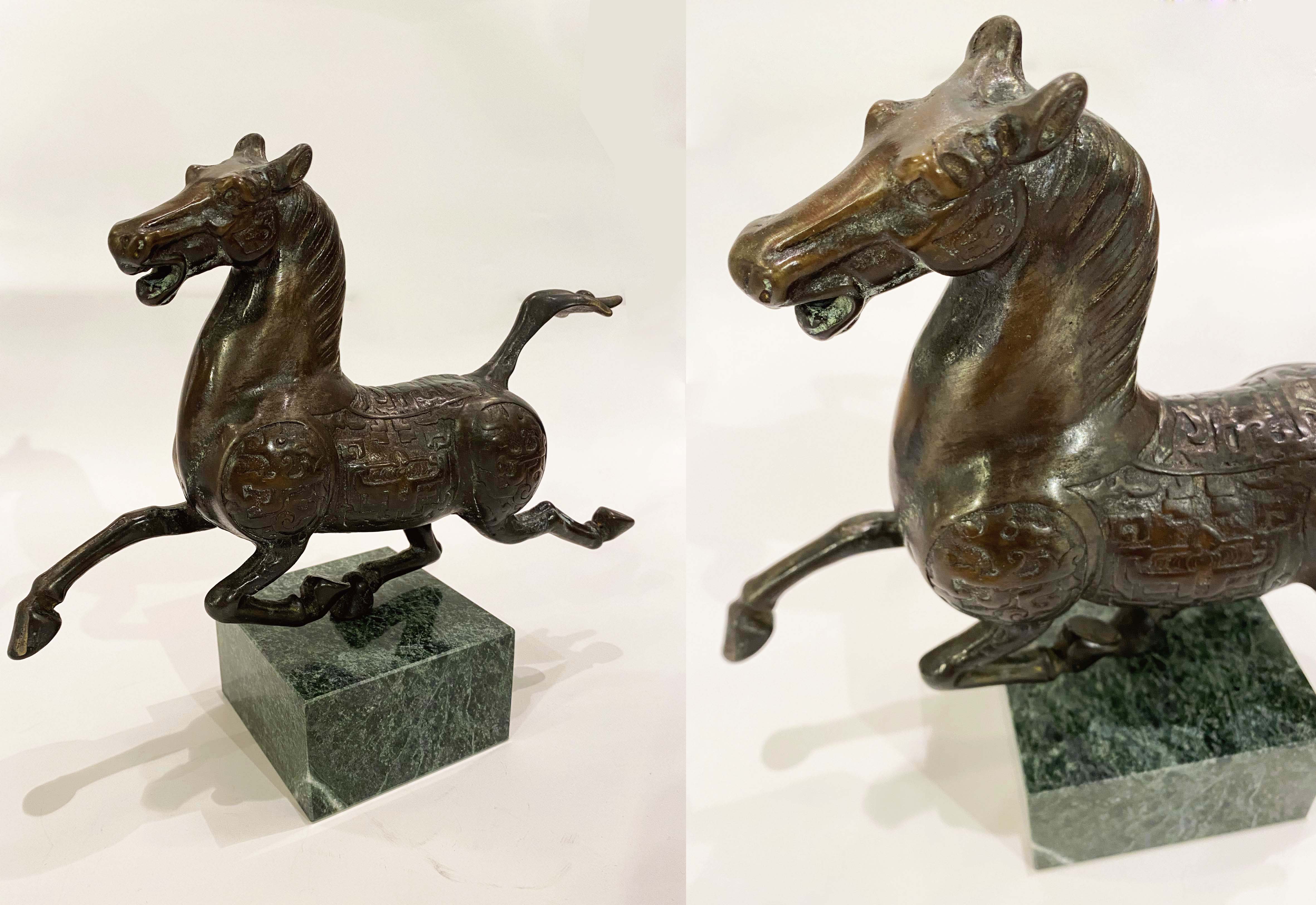 禾櫸 古典奔馬青銅雕塑