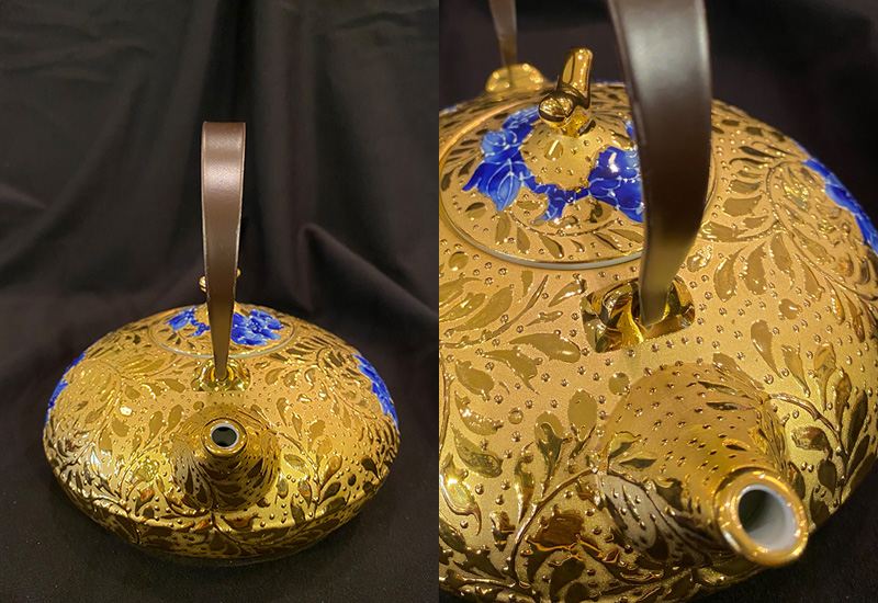 法華彩 富貴滿園鎏金美人壸組(1壺2杯) 台灣MIT認證 法華彩 富貴滿園鎏金美人壸組(1壺2杯) 台灣MIT認證