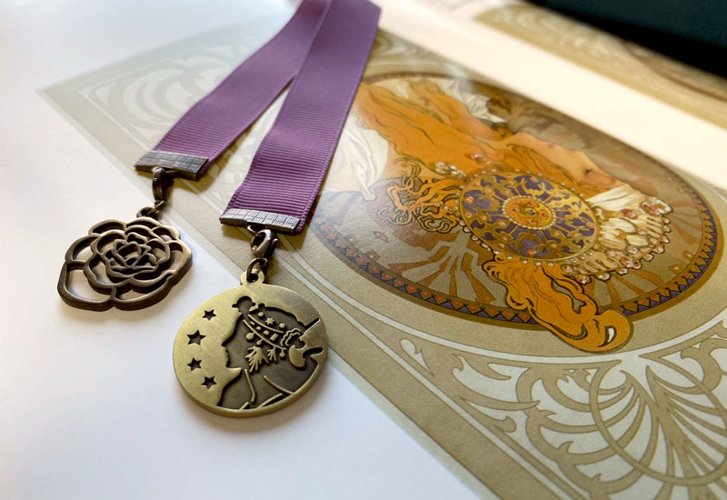 Mucha 慕夏系列 緞帶書籤 Mucha 慕夏系列 緞帶書籤