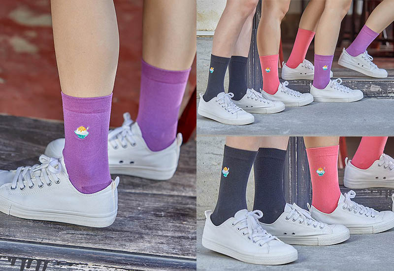 刺繡美食襪禮盒組-消暑氣(4入組) 微笑台灣MIT認證 刺繡美食襪禮盒組-消暑氣(4入組) 微笑台灣MIT認證