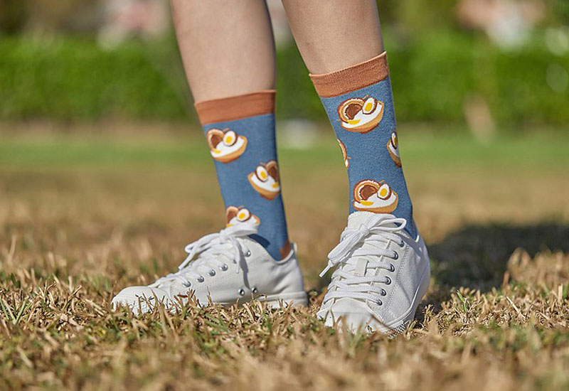 台灣美食針織襪-爌肉飯(2.1版) 微笑台灣MIT認證 台灣美食針織襪-爌肉飯(2.1版) 微笑台灣MIT認證