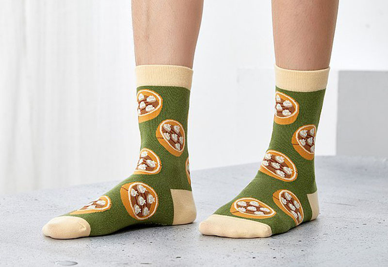 台灣美食針織襪-小籠包(2.1版) 微笑台灣MIT認證 台灣美食針織襪-小籠包(2.1版) 微笑台灣MIT認證