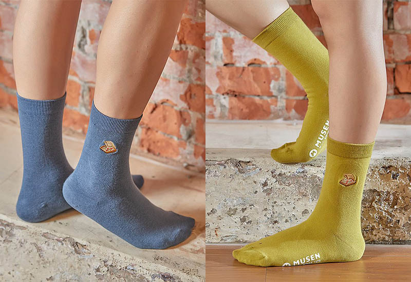 台灣美食襪-棺材板 (3色) 刺繡款 微笑台灣MIT認證 台灣美食襪-棺材板 (3色) 刺繡款 微笑台灣MIT認證