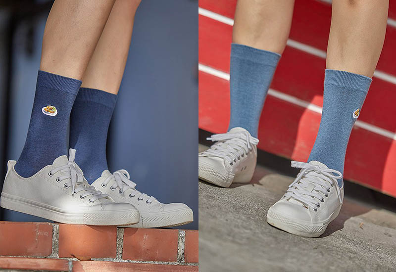 台灣美食襪-臭豆腐 (3色) 刺繡款 微笑台灣MIT認證 台灣美食襪-臭豆腐 (3色) 刺繡款 微笑台灣MIT認證