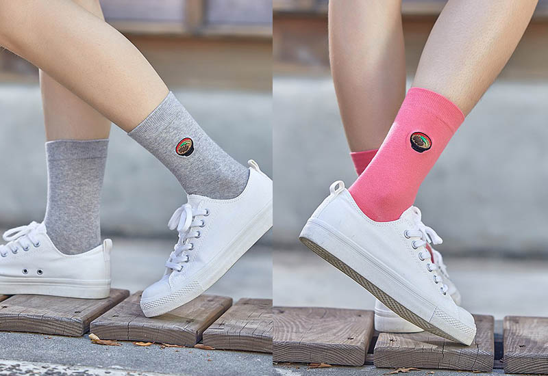 台灣美食襪-牛肉麵(3色) 刺繡款 微笑台灣MIT認證 台灣美食襪-牛肉麵(3色) 刺繡款 微笑台灣MIT認證