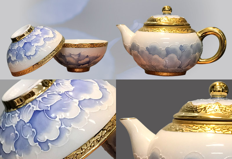 法華彩 綻放的魅力(青花) 1壺2杯 台灣MIT認證 法華彩 綻放的魅力(青花) 1壺2杯 台灣MIT認證