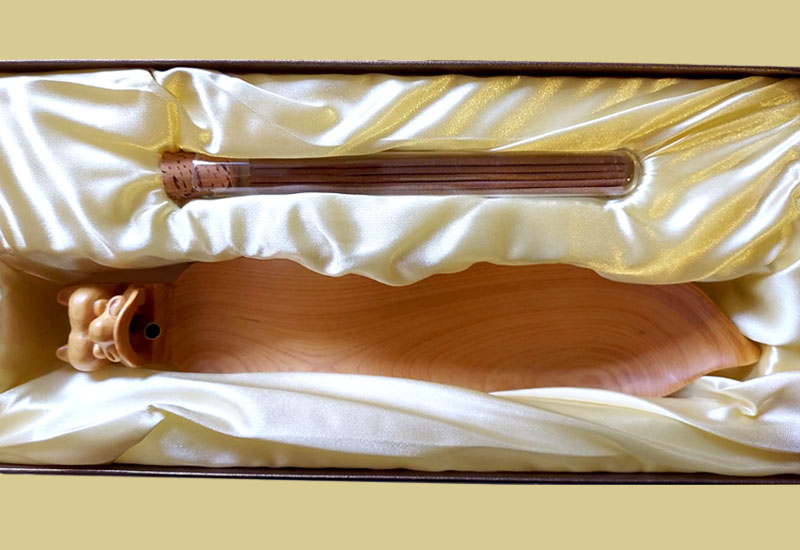 陳柏融 雕龍畔茶系列-香器 點香盤 台灣木雕 陳柏融 雕龍畔茶系列-香器 點香盤 台灣木雕