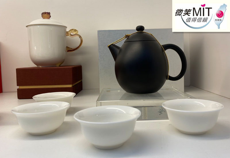 存仁堂 夾碳黑陶龍蛋壺組 台灣MIT認證 存仁堂 夾碳黑陶龍蛋壺組 台灣MIT認證