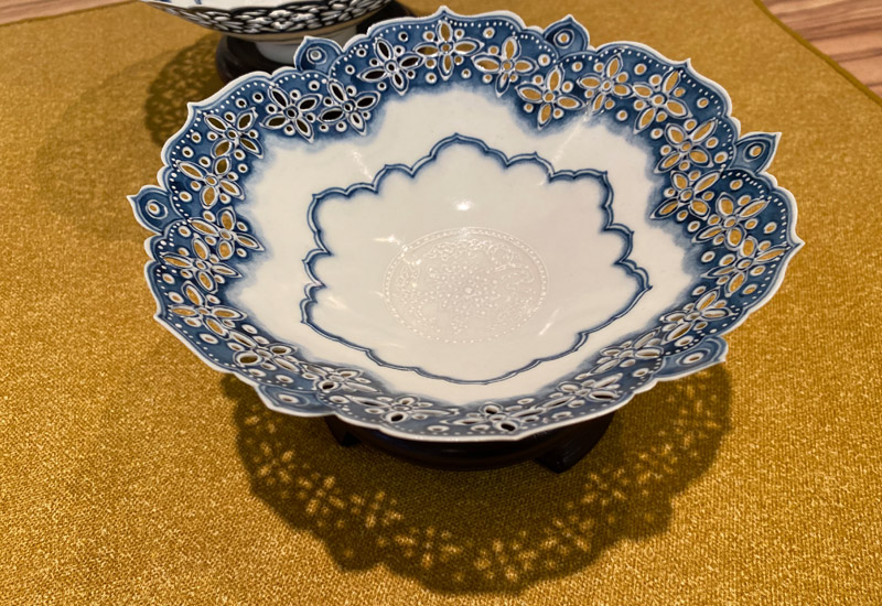 存仁堂 青花蓮瓣薄胎碗 台灣MIT認證 鶯歌燒  存仁堂 青花蓮瓣薄胎碗 台灣MIT認證 鶯歌燒