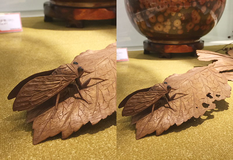 黃紗榮 台灣木雕 蟬  黃紗榮 台灣木雕 蟬