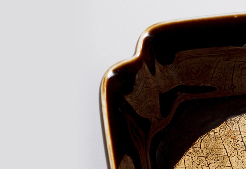 林映汝 秋意楓華 木葉天目四方倭角茶杯 林映汝 秋意楓華 木葉天目四方倭角茶杯