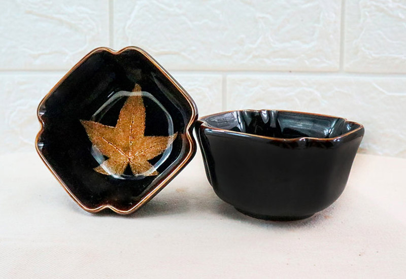 林映汝 秋意楓華 木葉天目四方倭角茶杯 林映汝 秋意楓華 木葉天目四方倭角茶杯