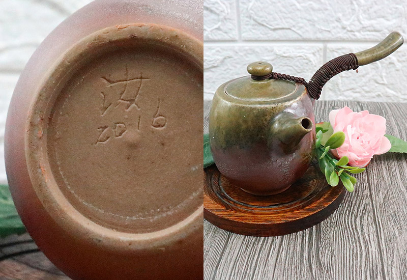 林映汝 春深 手工柴燒側把壺 林映汝 春深 手工柴燒側把壺