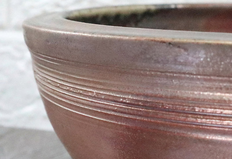 林映汝 樸誠 柴燒厚胎水方茶洗 林映汝 樸誠 柴燒厚胎水方茶洗