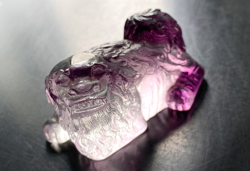 琉璃瑞獅(紫) 琉璃瑞獅(紫)