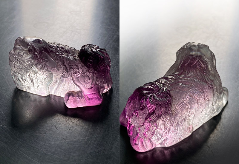 琉璃瑞獅(紫) 琉璃瑞獅(紫)