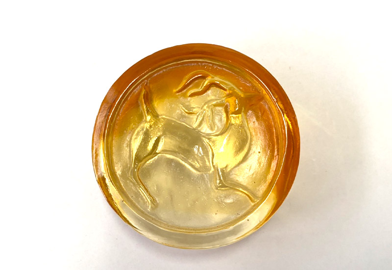 兵馬俑鹿紋瓦當琉璃 兵馬俑鹿紋瓦當琉璃