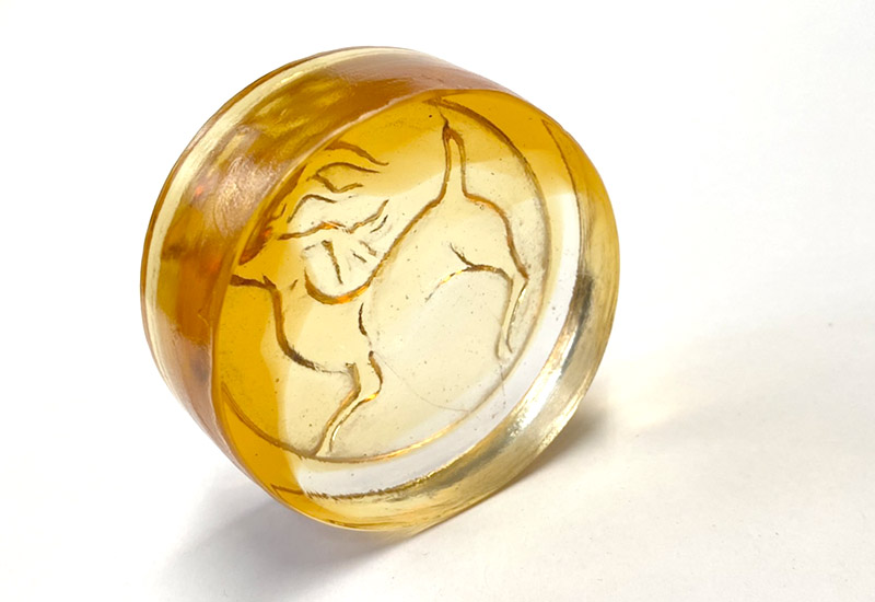 兵馬俑鹿紋瓦當琉璃 兵馬俑鹿紋瓦當琉璃