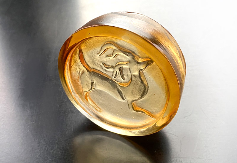 兵馬俑鹿紋瓦當琉璃 兵馬俑鹿紋瓦當琉璃