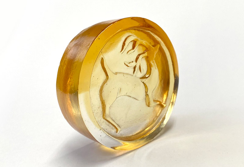 兵馬俑鹿紋瓦當琉璃 兵馬俑鹿紋瓦當琉璃