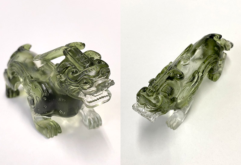 琉璃貔貅(綠/紫) 琉璃貔貅(綠/紫)